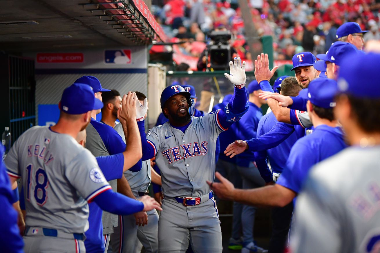 MLB: Texas Rangers at Los Angeles Angels