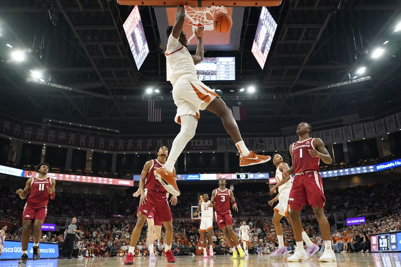 NCAA Basketball: Arkansas at Texas